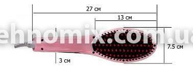 Електричний гребінець-випрямляч Fast Hair Straightener HQT-906