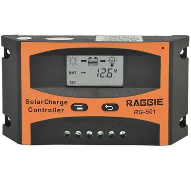 Контролер для сонячної батареї Raggie Solar controller RG-501 20A