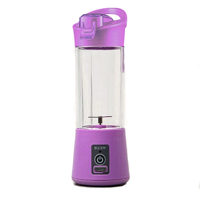 Блендер Smart Juice Cup Fruits USB Фіолетовий 2 ножі