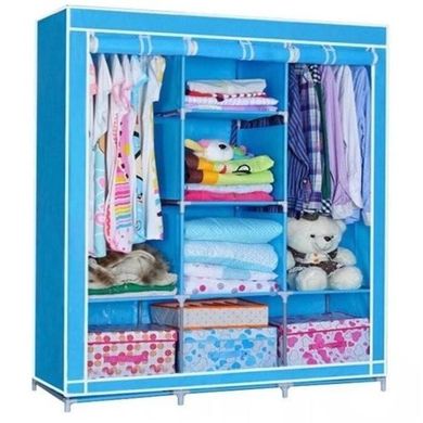 Складаний тканинний шафа Storage Wardrobe 88130 Блакитний