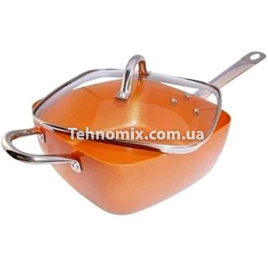 Сковорода универсальная Copper Cook Deep Square Pan