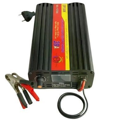 Зарядний пристрій 12V 30A для свинцево-кислотних акумуляторів EYURAN EY-1230A Чорний