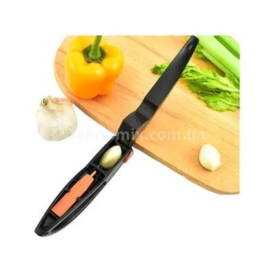 Чесночница многофункциональная с теркой и картофелечисткой 3в1 Оранжевая