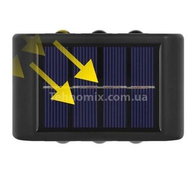Світильник садовий фасадний на сонячній батареї 6 LED