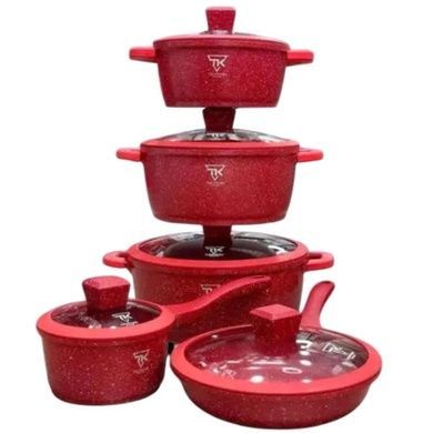 Набір каструль Top Kitchen ТК00050L Червоний