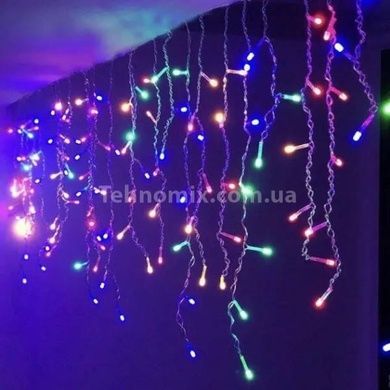 Xmas Гірлянда Бахрома 200 діодів мультик (прозорий провід 3.5*0.45м)