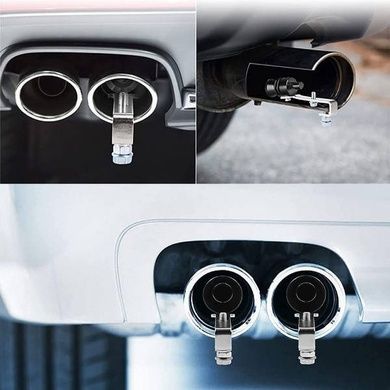 Автомобільний турбо звуковий свисток на вихлопну трубу Turbo Sound Big Чорний