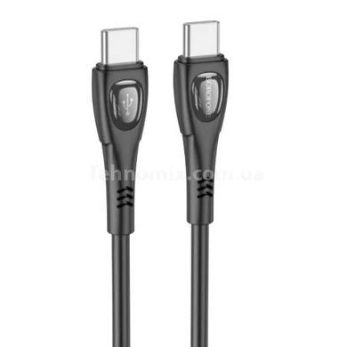 Кабель BOROFONE BX98 Type-C to Type-C Superior 60W charging data cable Black