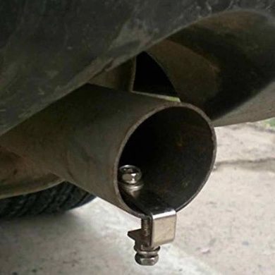 Автомобільний турбо звуковий свисток на вихлопну трубу Turbo Sound Big Чорний