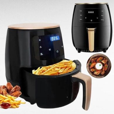 Фритюрница воздушная для приготовления без масла air fryer AND Z1-1160 Черная