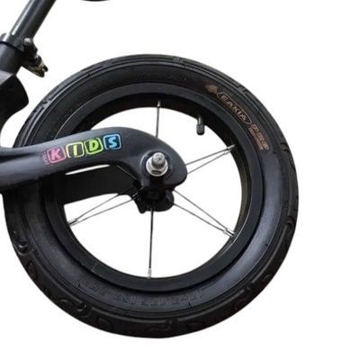 Беговел детский с металлической рамой PROFI KIDS 12 Д. SMG1205A-2 Черный