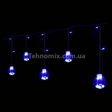 Гирлянда-штора cветодиодная Хрустальные шарики 138 LED