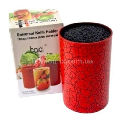 Підставка для ножів кругла 11*22см universal knife holder Червона