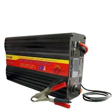 Зарядний пристрій 12V 30A для свинцево-кислотних акумуляторів EYURAN EY-1230A Чорний