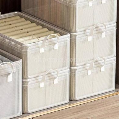 Органайзер для одягу із сітки Storage basket 50*32*30см AND XL-979 Білий