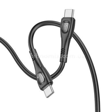 Кабель BOROFONE BX98 Type-C to Type-C Superior 60W charging data cable Black