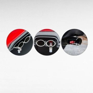 Автомобільний турбо звуковий свисток на вихлопну трубу Turbo Sound Big Чорний
