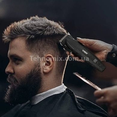 Комплект 2 в 1 акумуляторна машинка для стрижки + грумер VGR V-640 Чорна