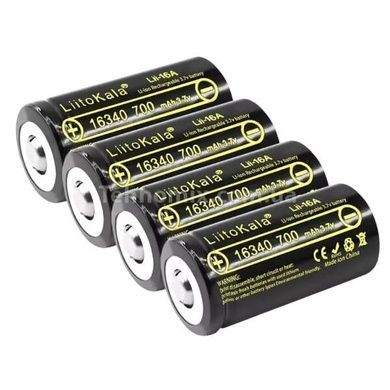 Аккумулятор 16340 700mAh LiitoKala Lii-16A