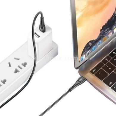 Кабель BOROFONE BX98 Type-C to Type-C Superior 60W charging data cable Black