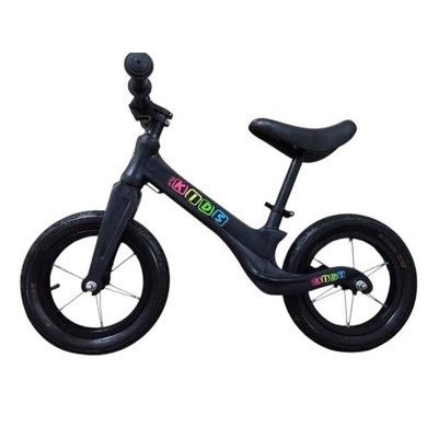 Беговел детский с металлической рамой PROFI KIDS 12 Д. SMG1205A-2 Черный