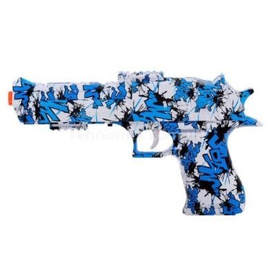 Пистолет с орбизами, зарядка USB Water gun M416 AND G-717 Белый с синим