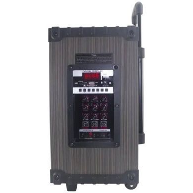 Bluetooth-колонка акумуляторна з 2 мікрофонами GEDI-G LT-912 Чорна