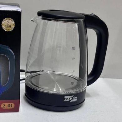 Электрочайник стеклянный с подсветкой 2л 2200Вт Zepline ZP-991