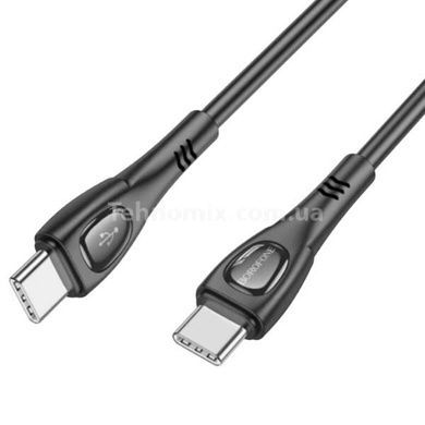 Кабель BOROFONE BX98 Type-C to Type-C Superior 60W charging data cable Black