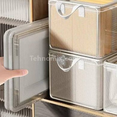 Органайзер для одягу із сітки Storage basket 50*32*30см AND XL-979 Білий