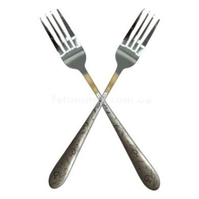 Вилки десертные с узором 6шт Cutlert set CD-10