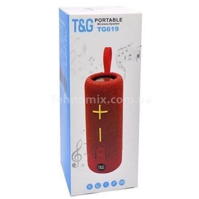 Колонка Bluetooth з функцією speakerphone з радіо TG619 Червона