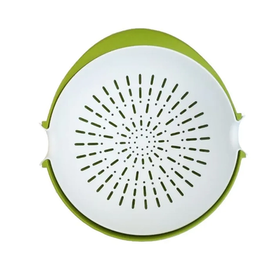 Друшляк кухонний 2 в 1 Mesh Strainer зелений
