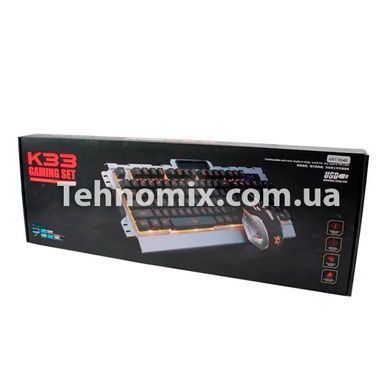 Клавіатура GAMING KEYBOARD+Mouse K33 LED