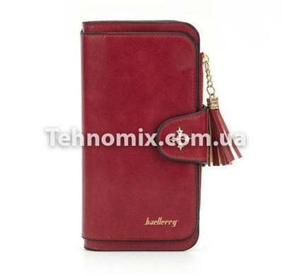 Жіночий гаманець для грошей Baellerry N2341 Вишневий