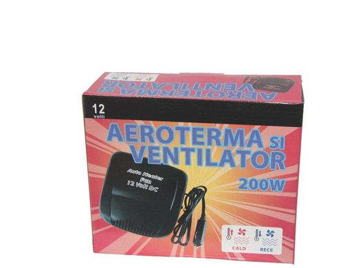 Обігрівач салону Aeroterma si Ventilator (тепле й холодне повітря) 200Вт