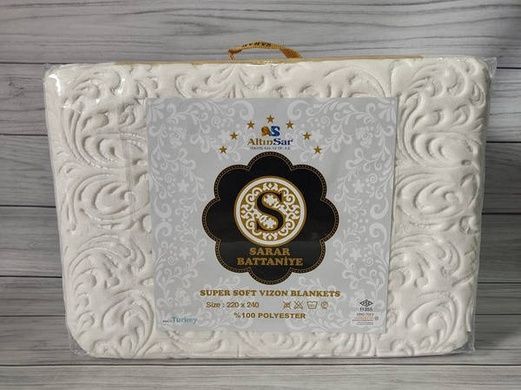 Плед Sarar Kream 220х240см Акрил