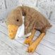 Игрушка мягкая Гусь-обнимусь 90см Коричневый