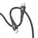 Кабель BOROFONE BX98 Type-C to Type-C Superior 60W charging data cable Black