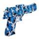 Пистолет с орбизами, зарядка USB Water gun M416 AND G-717 Белый с синим