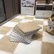 Килимок-пазл плюшевий 30&times;30см 10шт/уп floor mat AND 5579 Бежевий