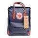 Рюкзак Fjallraven Kanken Сірий кольорова ручка