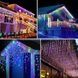 Xmas Гірлянда Бахрома 200 діодів мультик (прозорий провід 3.5*0.45м)
