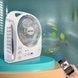 Вентилятор портативный аккумуляторный 6в1 на солнечной панели 3.2V/5500 мАч GD-8028/N283 Белый