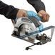 Пила акумуляторна циркуляторна ручна 48V Circular Saw X-510 Блакитна з чорним