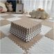 Килимок-пазл плюшевий 30&times;30см 10шт/уп floor mat AND 5579 Бежевий