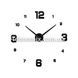 Годинники настінні 3D DIY Clock NEW (з цифрами) Black