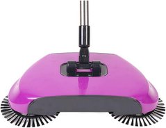 Механическая щётка-веник швабра для уборки Sweep drag all in one Rotat Фиолетовая
