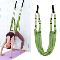 Гамак для йоги Air Yoga rope Зелений