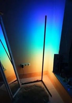 Лампа светодиодная RGB напольная угловая с пультом управления STEND 1,2м